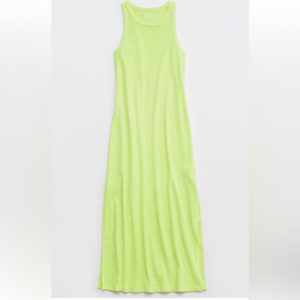 *NWT* Aerie High Neck Ribbed Midi Dress